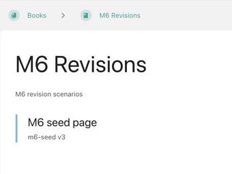 A BookStack book page